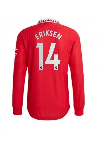 Fotbalové Dres Manchester United Christian Eriksen #14 Domácí Oblečení 2022-23 Dlouhý Rukáv
